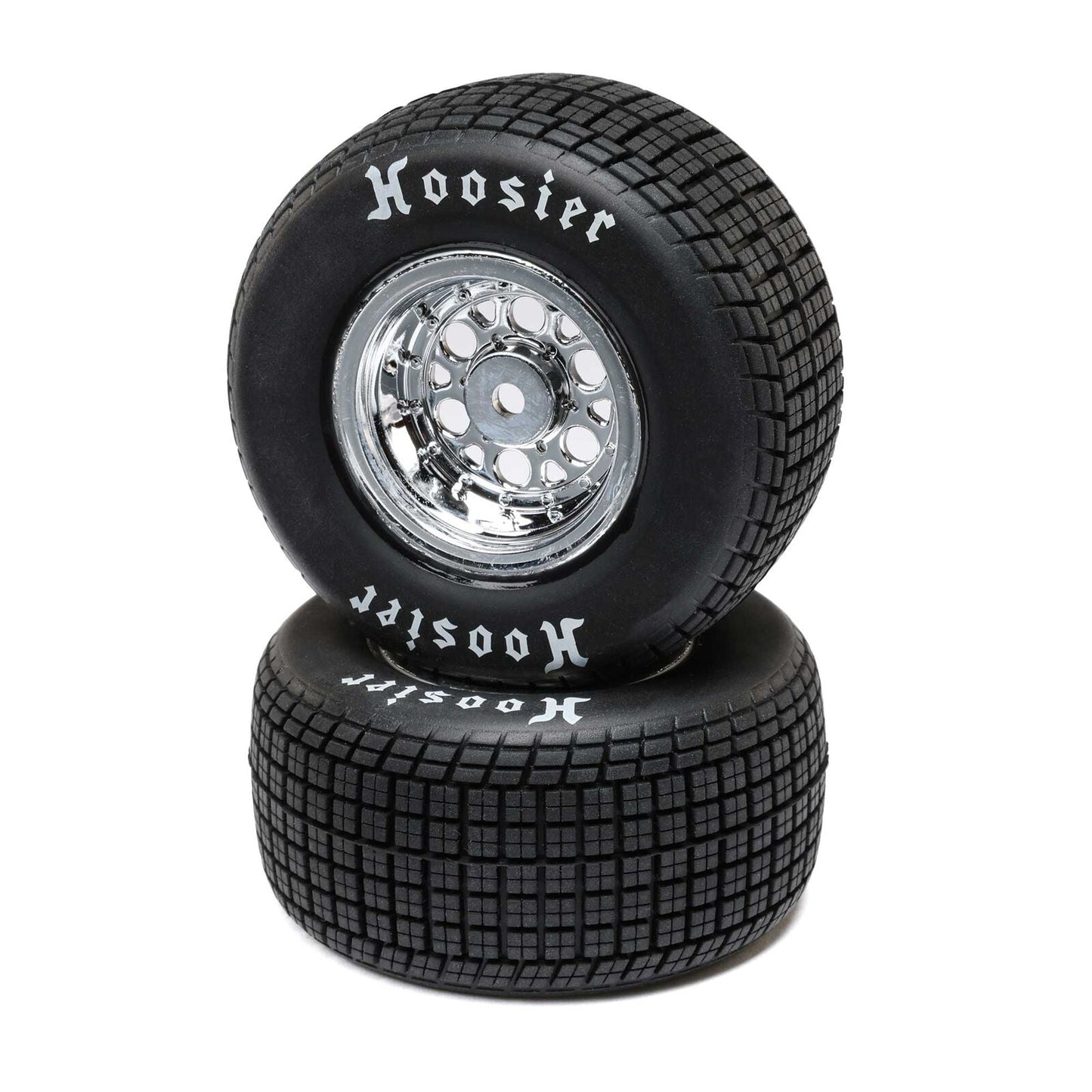 Losi Rear Tire Set, Mounted, Hard: 22S Sprint
