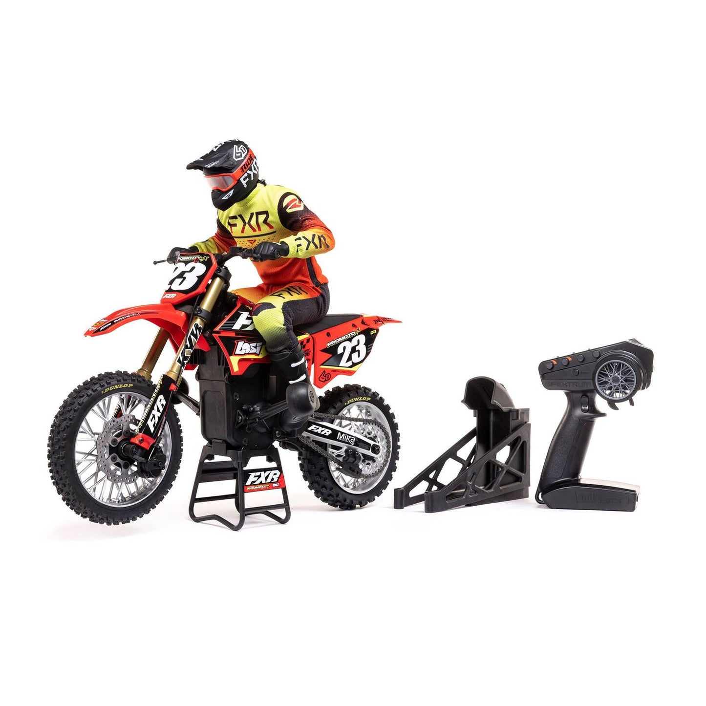 Losi 1/4 Promoto-MX Motorcycle RTR, FXR Red