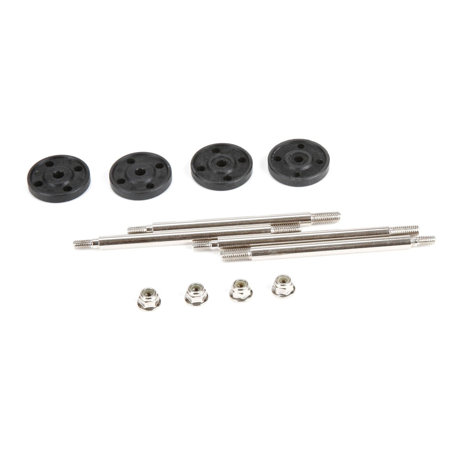 Losi Fr/Rr Shock Shaft & Piston Set: 1:5 4wd DB XL