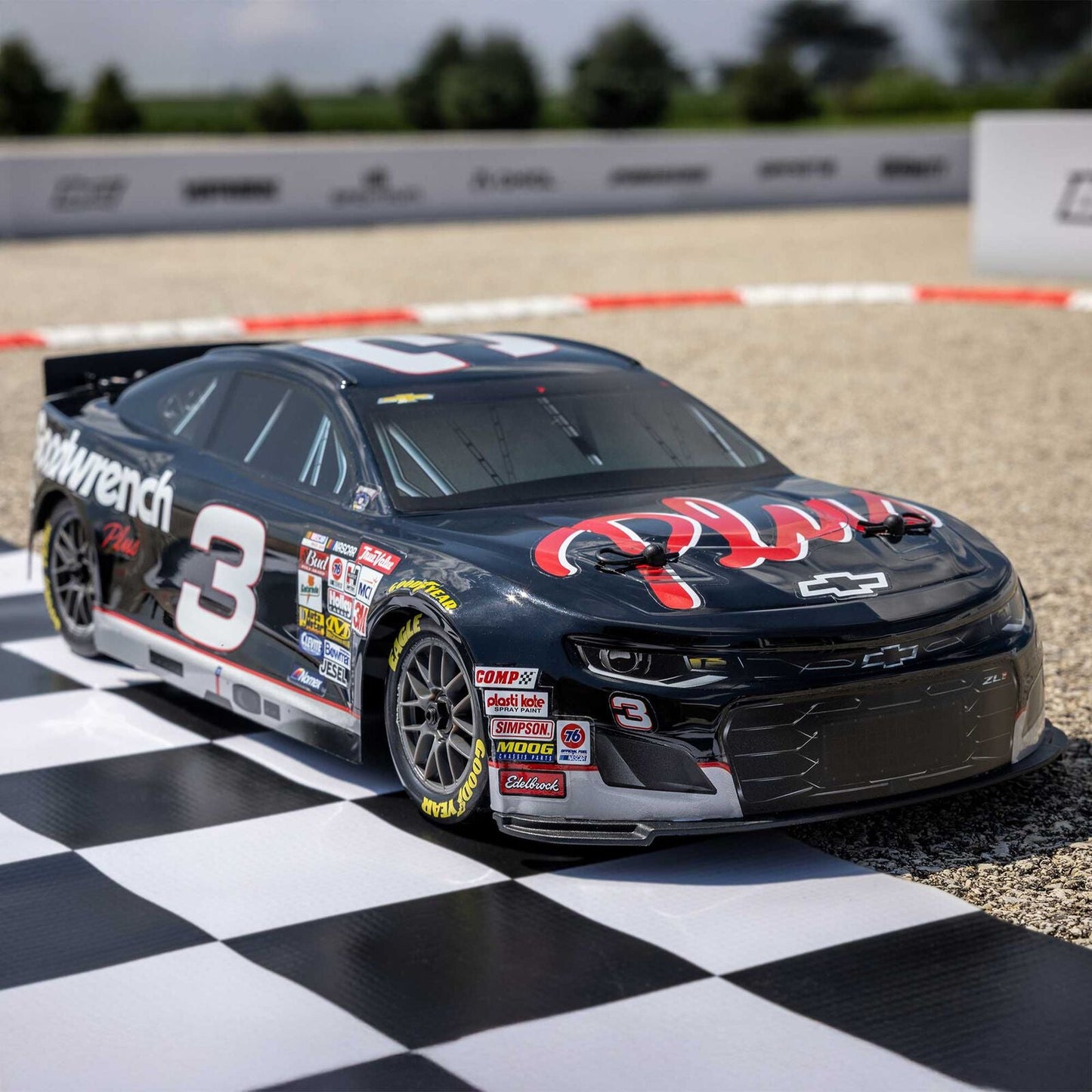 Losi 1/12 NASCAR RC Race Car RCR No. 3 GM Goodwrench Chevrolet ZL1 2S AWD RTR