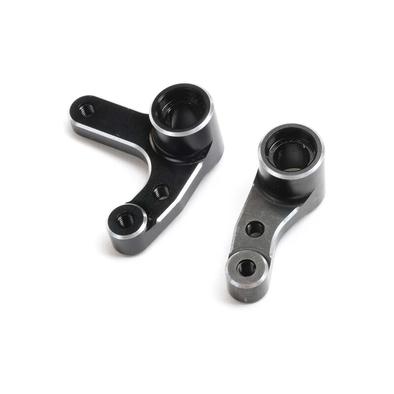 Losi Bell Crank Set, Aluminum, Black: 22S Sprint