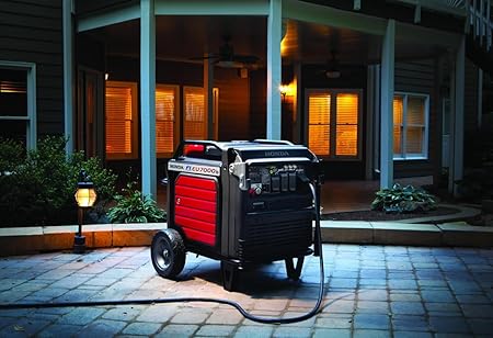 Honda EU7000IS 7,000 Watt Inverter Portable Backup Generator, Super Quiet, Electric Start