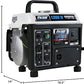 Pulsar 1,200W Carrying Handle, PG1202SA Gas-Powered Portable Generator, 1200W, Black/White