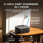 EF ECOFLOW Portable Power Station RIVER 3, 245Wh LiFePO4 Battery Power Station, 300W Up to 600W AC Output, <20 MS UPS & <30 dB, 1Hr Fast Charging Solar Generator for Outdoor/Camping/Home Use