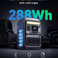 Anker Portable Power Station SOLIX C300, 288Wh LiFePO4 Battery, 300W (600W Surge) Solar Generator, 140W Two-Way Fast Charging, for Outdoor Camping, Traveling, and Emergencies (Solar Panel Optional)