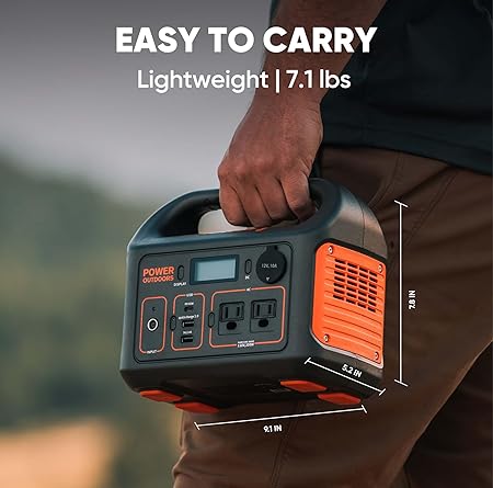 Jackery Portable Power Station Explorer 300, 293Wh Backup Lithium Battery, Solar Generator for Outdoors Camping Travel Hunting Blackout (Solar Panel Optional)