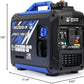 DK 2300W Mini Inverter Generator, 30lbs Ultra-lightweight, Gas Powered, Quite & Compact, for Outdoor Activities Car Camping Mobility (DK2300i-M)