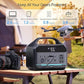 DARAN Portable Power Station 600W(1200W Surge) - 288Wh(90,000mAh) Solar Generator LiFePO4 Battery with AC DC Outlets, 8.3LB Portable Charging Station for Camping, RV, Home, Emergency (Solar Optional)