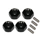 Hot Racing Stock Replacement Wheels with 7mm Hex Hubs for 1/24 Losi Micro-B [HRALMCB1001]