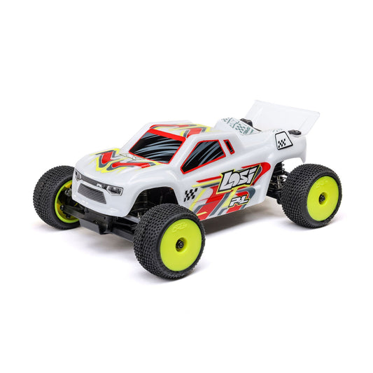 Losi 1/28 Micro-T 2S 2WD RTR Stadium Truck (Battery & Charger Included), White