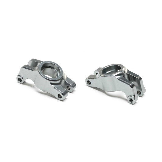 Losi Rear Hubs, Aluminum: GROM