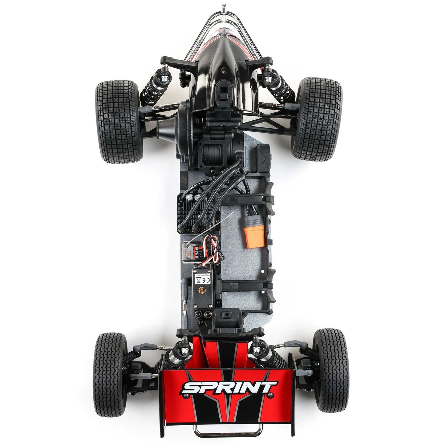 Losi 22S Sprint, RTR with Battery and Charger, Red: 1/10 2WD