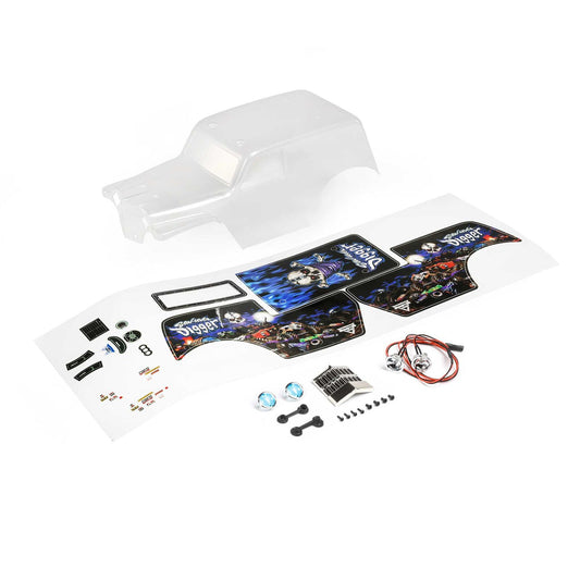 Losi Body Set, Son Uva Digger, Clear: Mini LMT