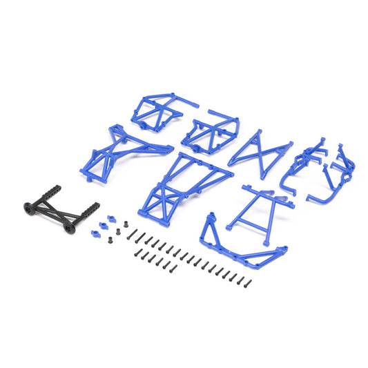 Losi Cage Set Complete, Blue: Mini LMT