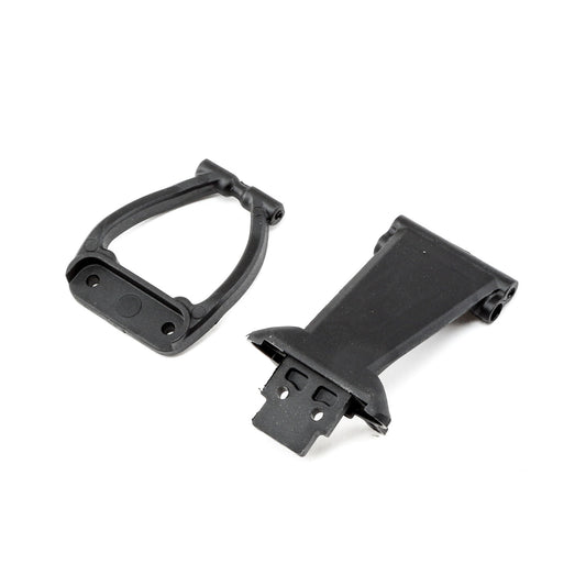 Losi Front Bumper, Skid Plate and Support: Rock Rey