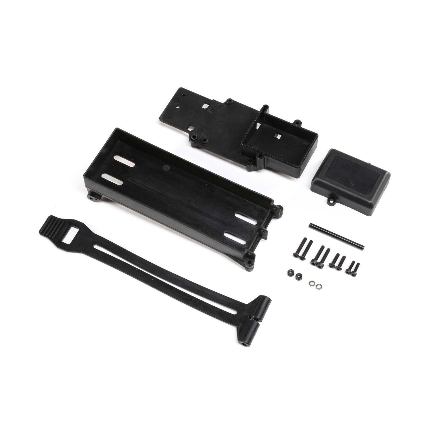 Losi Battery & Radio Tray Set – LMT 4WD Monster Truck Replacement Mounts [LOS241033]