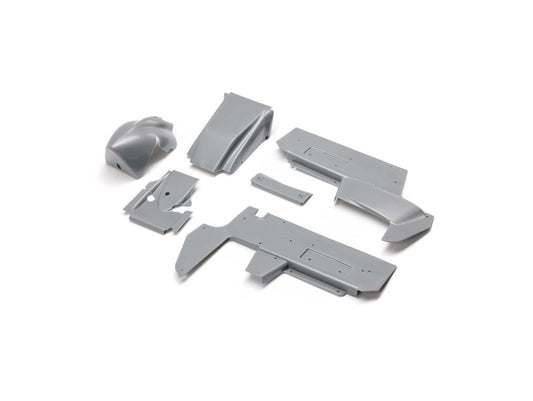 Losi Body Panel Set, Silver: 22S Sprint
