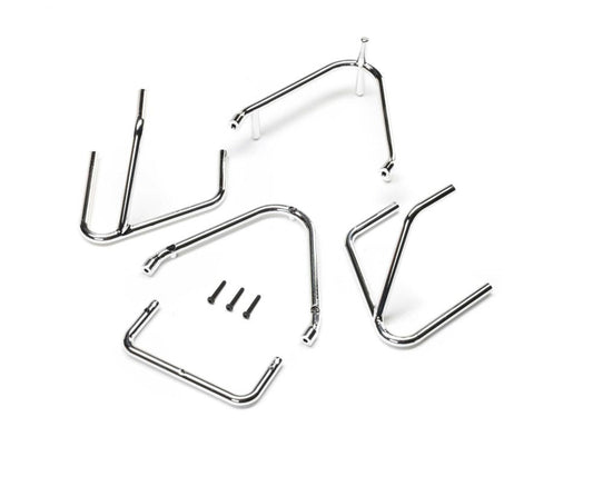 Losi Bumper Set, Chrome: 22S Sprint