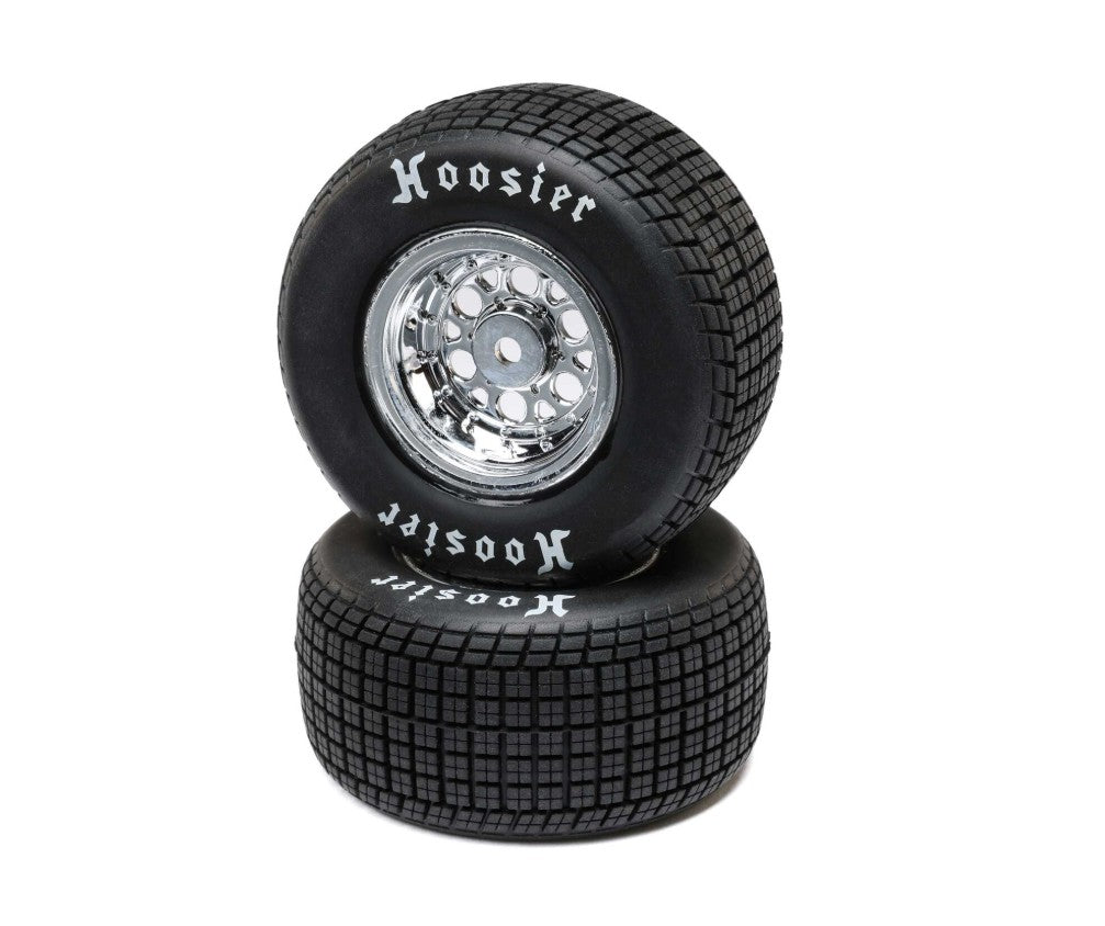Losi Rear Tire Set, Mounted, Soft: 22S Sprint
