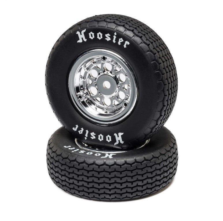 Losi Front Tire Set, Mounted, Hard: 22S Sprint