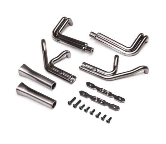 Losi Header Set, Blue Steel: 22S Sprint