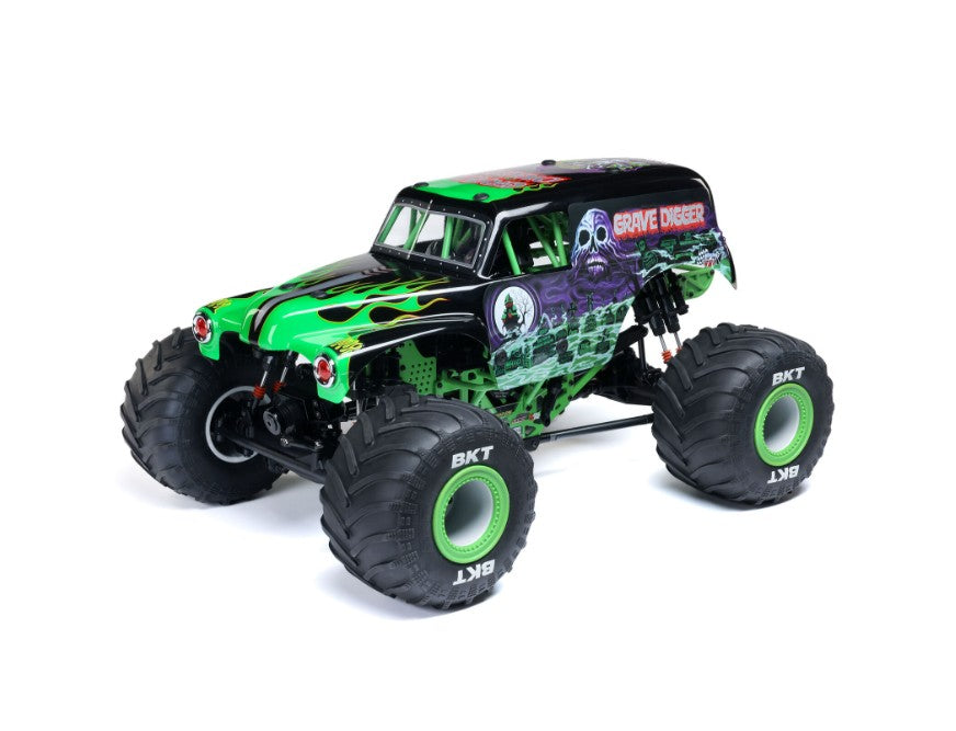 Losi LMT 2.0: 4wd Solid Axle Monster Truck RTR - Grave Digger