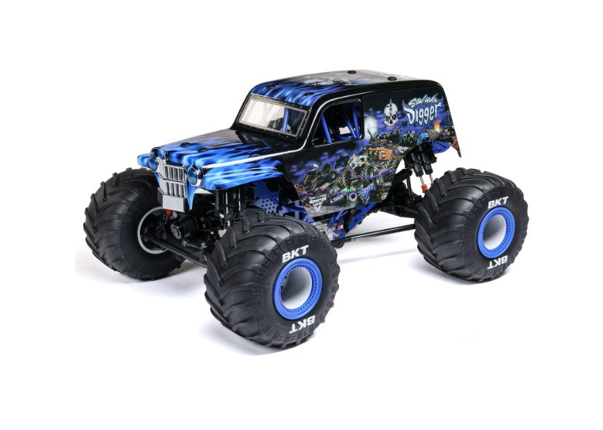 Losi 1/8 LMT 2.0 Son-Uva Digger 4X4 Solid Axle Brushless Monster Truck RTR, Blue