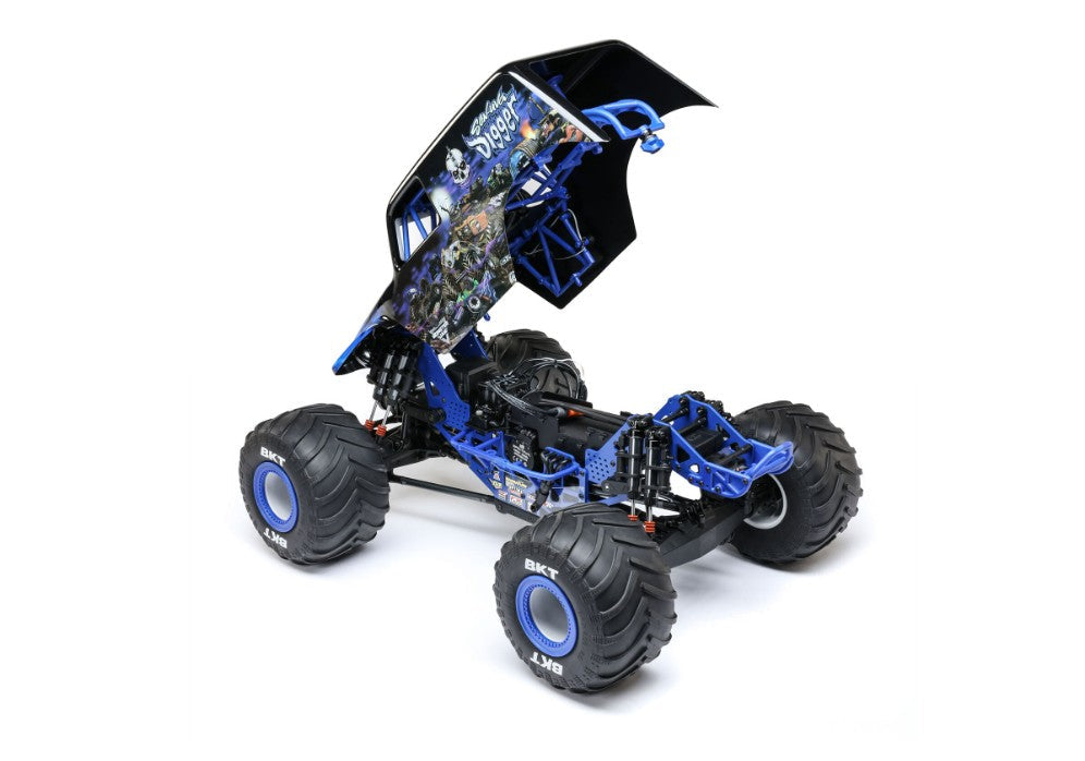 Losi 1/8 LMT 2.0 Son-Uva Digger 4X4 Solid Axle Brushless Monster Truck RTR, Blue