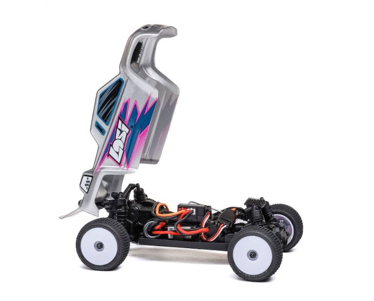 Losi 1/28 Micro-T 2S 2WD RTR Stadium Truck (Battery & Charger Included), Silver