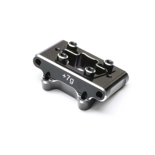 Losi Front Pivot Block, Aluminum, Black: 22S Sprint