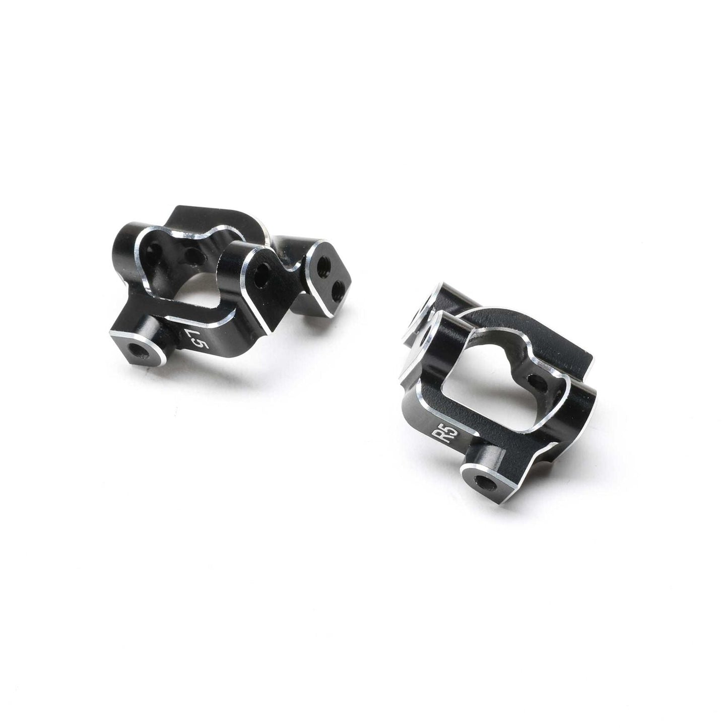 Losi Caster Block Set, 5 Deg, Aluminum: 22S Sprint