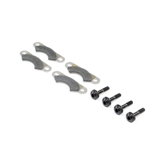 Losi Brake Pads and Screws (4): 8X