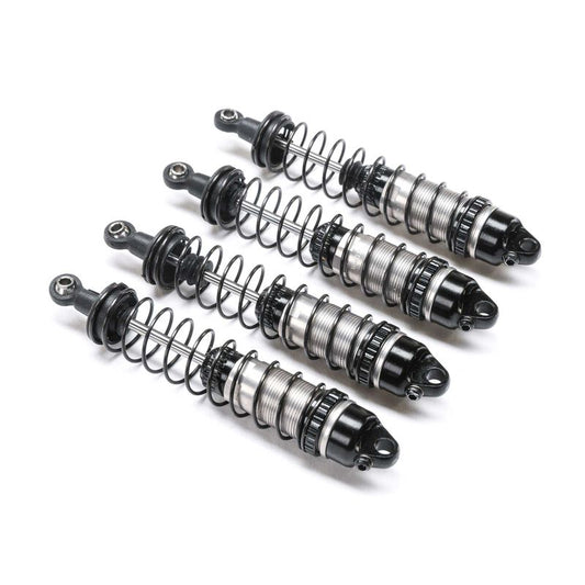 Losi Aluminum Shock Set, Assembled (4): Mini LMT