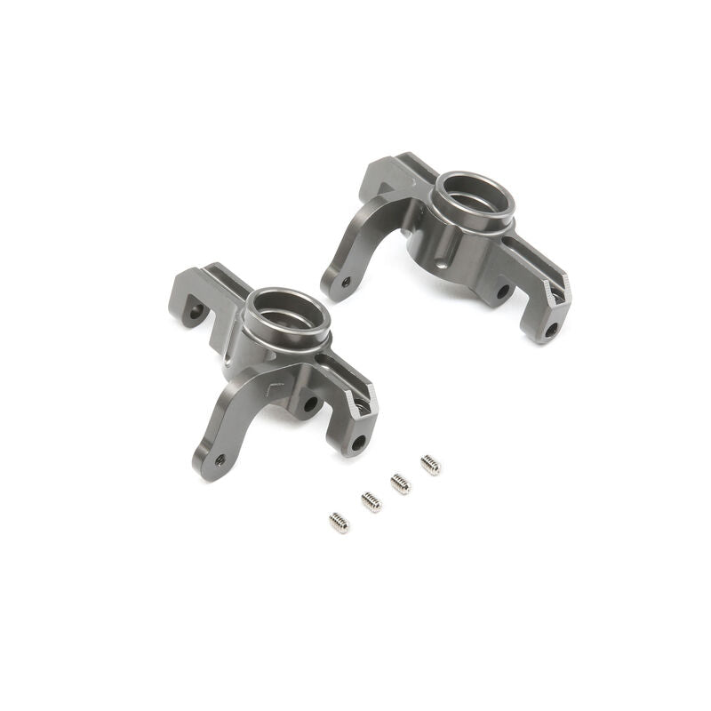 Losi Aluminum Front Spindle Set for Universals: 8/E 4.0